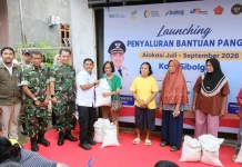 Wali Kota Sibolga Launching Bantuan Pangan Alokasi Juli–September 2026