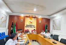 Bupati Taput Ikuti Sosialisasi Program Pemulihan UMKM Terdampak Bencana
