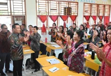 Bupati Humbahas Tinjau Pelatihan GASING