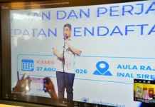 Bupati Masinton Pasaribu Teken MoU Percepatan Pendaftaran Tanah Wakaf