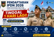 Pendaftaran IPDN 2026 Tinggal Sehari, Jangan Lewatkan Kesempatan