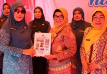 Ketua TP PKK Madina Apresiasi Desa Maga Dolok Masuk Evaluasi Provinsi