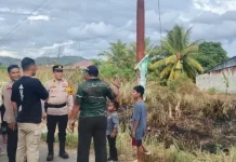 Cepat Tanggap, Polres Padangsidimpuan Cegah Kebakaran Lahan Warga