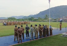 Pemkab Tapteng Gelar Apel Gabungan ASN Tekankan Disiplin dan Transparansi