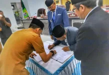 Bupati Madina dan DPRD Laksanakan Penandatangan Nota Kesepakatan KUA-PPAS 2027