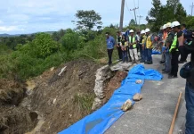 Bupati Humbahas Imbau Pengguna Jalan Doloksanggul-Pakkat Berhati-hati
