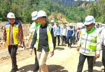 Wapres Gibran Didampingi Gubsu dan Bupati Tapteng, Tinjau Pembangunan Sabodam