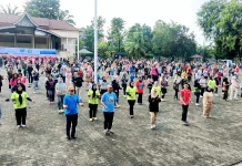 Ribuan Warga Bakar Semangat di Senam Bersama RRI Fest 2026
