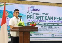 Plt Sekda Madina sebut SMSI Mitra Strategis Pemerintah Daerah