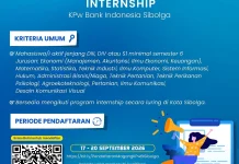 BI Sibolga Buka Program Magang untuk Mahasiswa