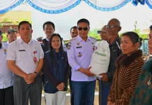 Bupati Humbahas Ingatkan Warga Tak Jual Beras Bantuan