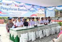 Pemkab Humbahas Salurkan 702 Ton Beras Bantuan Pangan