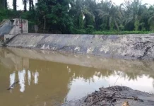 Warga Minta Pintu Air Irigasi Kampung Sihoring-horing Segera Diperbaiki