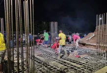 Semangat Gotong Royong Warnai Pembangunan Menara Gereja HKBP Pandan Tapteng