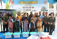 Wali Kota Sibolga Hadiri Bakti Sosial Kesehatan HUT ke-81 TNI