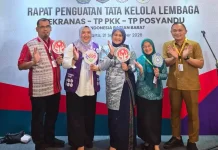 Ketua TP PKK Kota Sibolga Hadiri Rapat Penguatan Dekranasda, TP PKK dan TP Posyandu