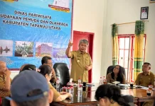 Pimpin Monev Disparbudpora, Pemkab Taput Dorong Pemanfaatan AI dan Kesiapan Event