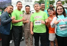 Semarak HUT ke-81 TNI, Bupati Humbahas Fun Run 5K Bersama Pangdam I/Bukit Barisan