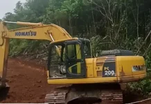 Dinas PUTR Humbahas Buka Jalan Tani Lae Hundulan Tarabintang
