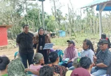 Tim Kementerian PPPA Tinjau Kebun Pangan Perempuan di Kab. Tapanuli Tengah