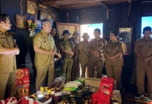 Pemkab Taput Gerak Cepat Tinjau Korban Kebakaran di Desa Siduabahal