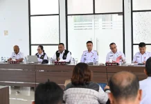 Kemenko Bidang PMK Monev Rehabilitasi dan Rekonstruksi Pascabencana di Humbahas