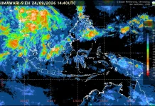 Malam dan Dini Hari, Sibolga Berpotensi Hujan Ringan