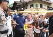 Prarekonstruksi, Oknum Polisi Diduga Aniaya Kakek di Padangsidimpuan