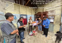 Pemkab Taput Serahkan Bantuan Korban Bencana Puting Beliung Tarutung