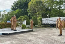 Apel Gabungan, Wabup Taput Dorong Percepatan Anggaran dan Kesiapsiagaan