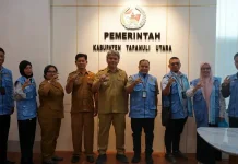 Pemkab Taput Sambut Tim Verifikasi Lapangan Program Kampung Kreatif Sumut Berkah