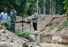 Pemkab Tapteng Langsung Normalisasi Sungai dan Irigasi Pertanian di Sipange