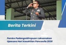 Pemko Padangsidimpuan Laksanakan Upacara Hari Kesaktian Pancasila 2026