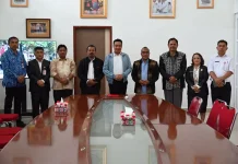 Bupati Humbahas Sambut Kunjungan Kehormatan DPPH Paroki St Fidelis Doloksanggul