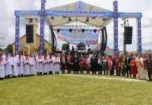 Bupati JTP Hutabarat Hadiri Jubileum 150 Tajun HKBP Lobusiregar