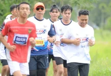 Gelorakan Gaya Hidup Sehat dan Ekonomi Daerah, Bupati Taput Tuntaskan Fun Run 7K