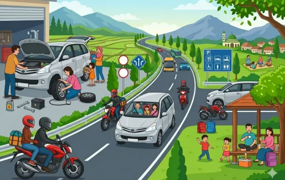 Tips Aman Berkendara saat Mudik Lebaran