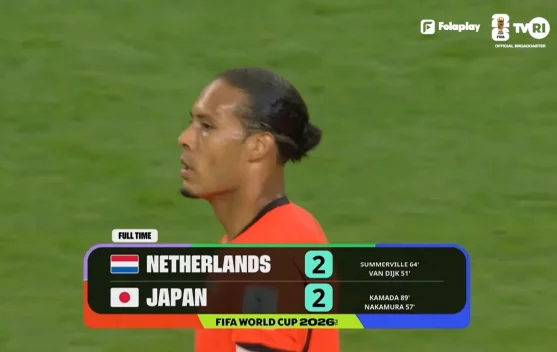 Dramatis, Belanda dan Jepang Imbang