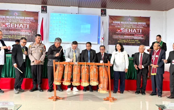 Wabup Taput Hadiri SMDK Gembala 2026 GBI Tapanuli
