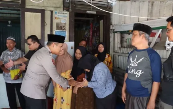 Kapolres Padangsidimpuan Melayat ke Rumah Duka Peserta SPPI KNMP