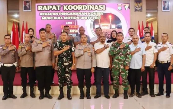 Polres Padangsidimpuan Rakor Pengamanan Konser Bull Motion Unity Fest