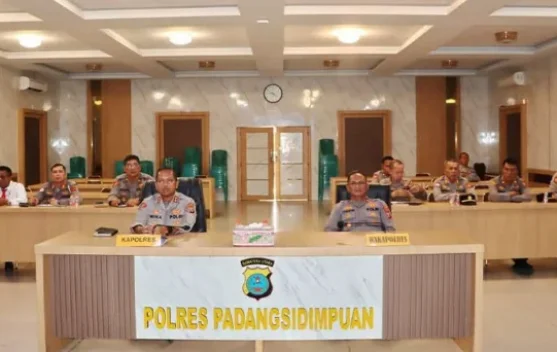 Polres Padangsidimpuan Ikuti Dialog Kebangsaan Sambut Hari Bhayangkara ke-80