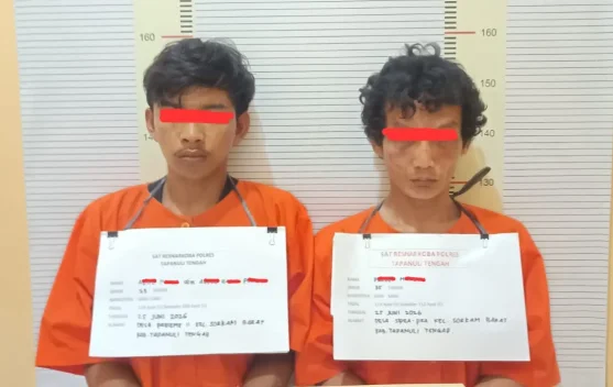 Polres Tapteng ‘Sikat’ Dua Pengedar Sabu Sorkam Barat
