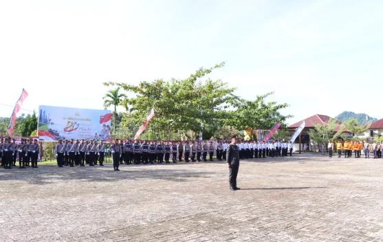 Hari Bhayangkara ke-80 Tahun di Polres Tapanuli Tengah