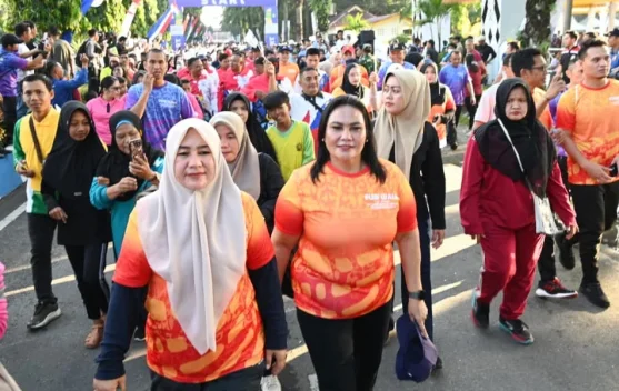 TP PKK Tapteng Ikut Meriahkan Funwalk Deli Serdang