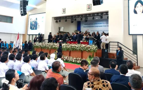 Wabup Taput Hadiri Pengukuhan Siswa Del, Dukung SDM Berkualitas