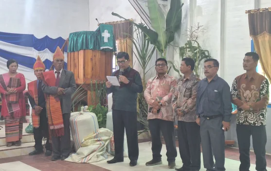 Pemkab Taput hadiri Pesta Gotilon HKBP Parsaoran Kecamatan Pagaran