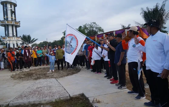 Jalan Santai Rayakan HUT ke-2 Tugu Raja Sibarani