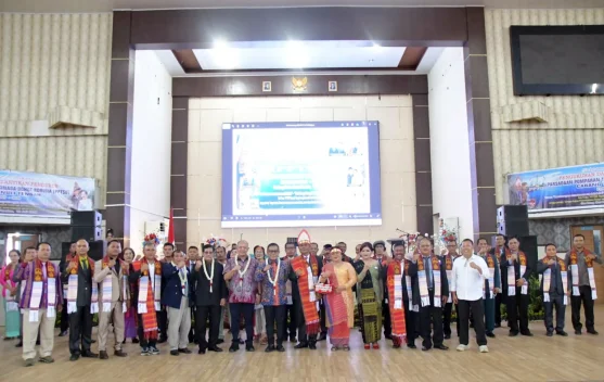 Bupati dan Wakil Bupati Tapteng Hadiri Pelantikan Pengurus PPTSB 2026-2030