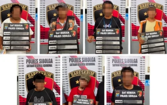 Polres Sibolga Tangkap Tujuh Pelaku Pungli Modus Parkir